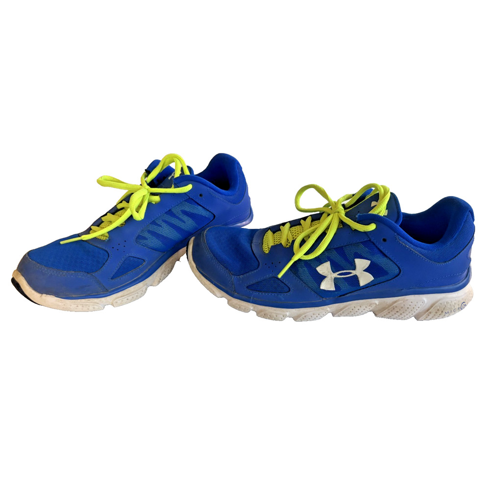 NEW UNDER ARMOUR MENS MICRO G ASSERT V#1252275-400 RUNNING SHOES SIZE 9